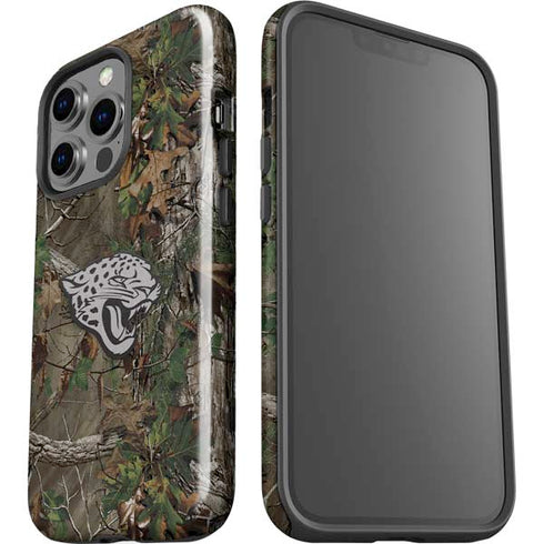 NFL Jacksonville Jaguars Realtree Xtra Green Camo iPhone 15 Pro Impact Case